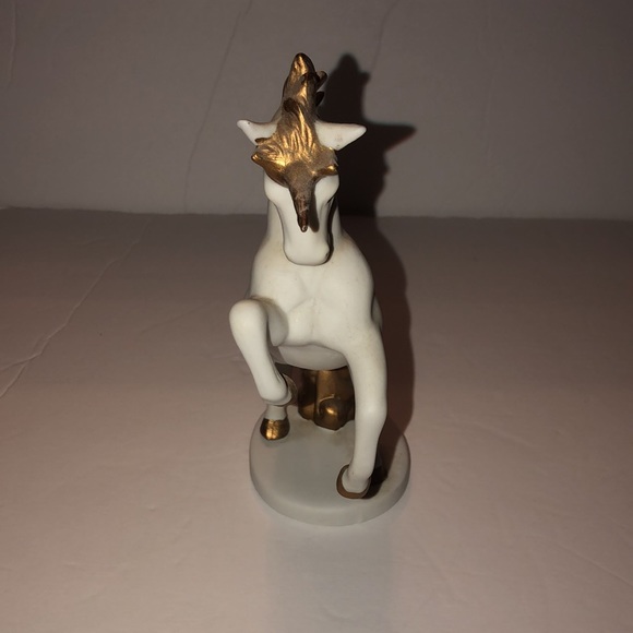 Vintage 1983 Aldon Porcelain Bisque Unicorn 8” Tall - Picture 3 of 8